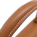 エルメス HERMES ケリー 32 外縫い ゴールド クシュベル ハンドバッグ ゴールド金具 茶 ハンドバッグ 鍵・カデナ・ストラップ欠品