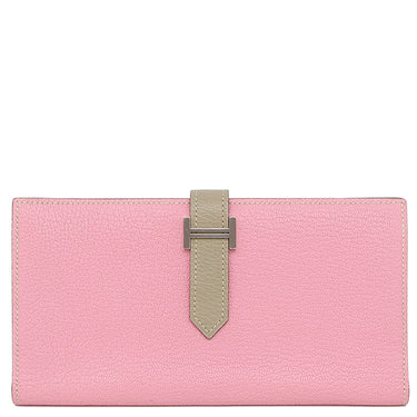 エルメス HERMES ベアンスフレ ヴェルソ ピンク×トゥルティエール 