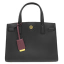 トリーバーチ TORY BURCH ウォーカー スモール サッチェル ブラック レザー 2WAYバッグ ゴールド金具 黒 ロビンソン ハンドバッグ ショルダー