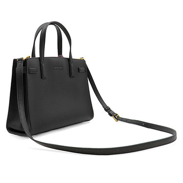 トリーバーチ TORY BURCH ウォーカー スモール サッチェル ブラック レザー 2WAYバッグ ゴールド金具 黒 ロビンソン ハンドバッグ ショルダー