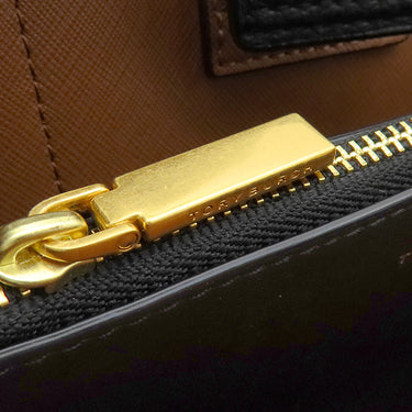 トリーバーチ TORY BURCH ウォーカー スモール サッチェル ブラック レザー 2WAYバッグ ゴールド金具 黒 ロビンソン ハンドバッグ ショルダー