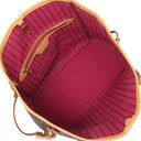ルイヴィトン LOUIS VUITTON ネヴァーフル PM M41245 モノグラム×ピヴォワンヌ モノグラムキャンバス トートバッグ ゴールド金具 茶 ピンク 肩掛け