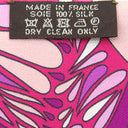 エルメス HERMES ツイリー ピンク×パープル シルク スカーフ 【MILLEFLEURS DU MEXIQUE/メキシコの花】