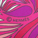 エルメス HERMES ツイリー ピンク×パープル シルク スカーフ 【MILLEFLEURS DU MEXIQUE/メキシコの花】