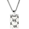 グッチ GUCCI ゴースト シルバー シルバー925 ネックレス AG925 スカル GG プレート AG925 SV925