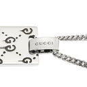 グッチ GUCCI ゴースト シルバー シルバー925 ネックレス AG925 スカル GG プレート AG925 SV925