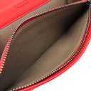 ボッテガヴェネタ BOTTEGA VENETA イントレチャート コンチネンタル ウォレット ブラウン×レッド レザー 長財布 ガンメタル金具 茶 二つ折り