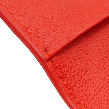 ボッテガヴェネタ BOTTEGA VENETA イントレチャート コンチネンタル ウォレット ブラウン×レッド レザー 長財布 ガンメタル金具 茶 二つ折り