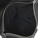クリスチャン・ディオール Christian Dior KAWS BEE サドルバッグ ブラック レザー ボディバッグ シルバー金具 黒 ハチ カウズ コラボ
