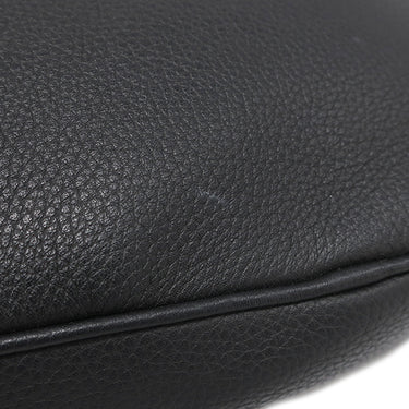 クリスチャン・ディオール Christian Dior KAWS BEE サドルバッグ ブラック レザー ボディバッグ シルバー金具 黒 ハチ カウズ コラボ