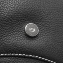 クリスチャン・ディオール Christian Dior KAWS BEE サドルバッグ ブラック レザー ボディバッグ シルバー金具 黒 ハチ カウズ コラボ