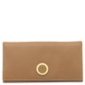 ブルガリ BVLGARI ブルガリ ブルガリ コローレ 33625 ブラウン レザー 長財布 ゴールド金具 茶 二つ折り サークルロゴ