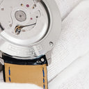 腕時計 ボーム&メルシエ BAUME&MERCIER クリフトン ボーマティック M0A10399 自動巻き メンズ ブラック デイト シースルーバック