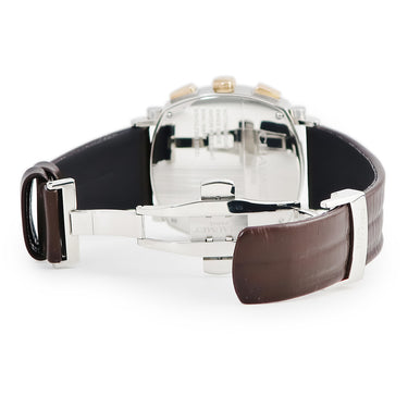 腕時計 ショーメ CHAUMET ダンディ XL クロノグラフ W11790-30V 自動巻き メンズ K18PG×SS コンビ シルバー スモールセコンド