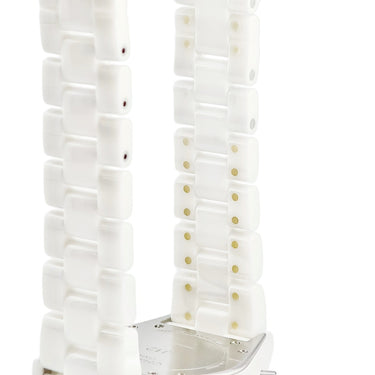 腕時計 シャネル CHANEL J12 クロノグラフ 41mm H2009 自動巻き メンズ OH済 純正ダイヤ ホワイトセラミック 白 デイト