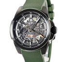 腕時計 ノルケイン NORQAIN インディペンデンス スケルトン 40MM N3008.07B01.G01.R01 自動巻き メンズ 新品同様 ブラック DLC加工