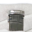 腕時計 ショーメ CHAUMET クラスワン クロノグラフ クオーツ メンズ 純正ダイヤ グレー デイト 逆回転防止ベゼル スモールセコンド
