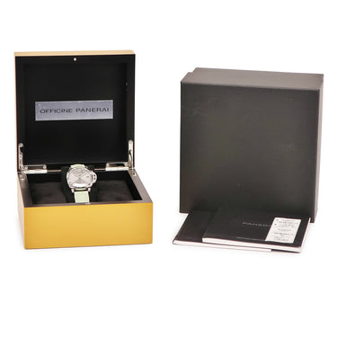 腕時計 パネライ PANERAI ルミノール ドゥエ PAM00755 U番 自動巻き メンズ レディース U番 グレー デイト スモールセコンド