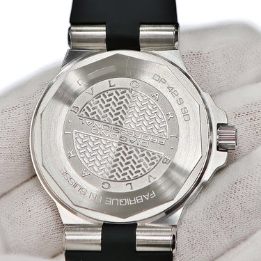 腕時計 ブルガリ BVLGARI ディアゴノ プロフェッショナル スクーバ アクア DP42BSVDSD DP42SSD 自動巻き メンズ ブラック デイト