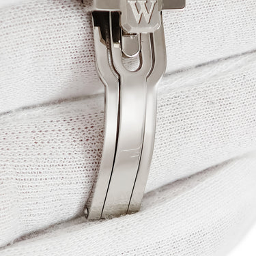 ハリーウィンストン Harry Winston 純正 シルバー K18WG 腕時計パーツ バックル 12ｍｍ幅対応 K18WG無垢 パーツ 替え 予備 スペア ホワイトゴールド