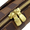 ルイヴィトン LOUIS VUITTON ジェロニモス N51994 ダミエエベヌ ダミエキャンバス ボディバッグ ゴールド金具 ウエストバッグ 旧型