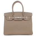 エルメス HERMES バーキン30 エトゥープ トゴ ハンドバッグ シルバー金具 グレージュ 2024年製