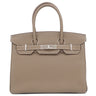 エルメス HERMES バーキン30 エトゥープ トゴ ハンドバッグ シルバー金具 グレージュ 2024年製