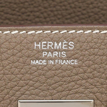 エルメス HERMES バーキン30 エトゥープ トゴ ハンドバッグ シルバー金具 グレージュ 2024年製
