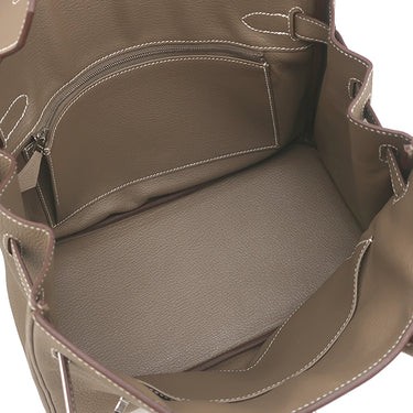 エルメス HERMES バーキン30 エトゥープ トゴ ハンドバッグ シルバー金具 グレージュ 2024年製