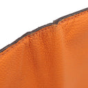 エルメス HERMES ベアンデュプリ オレンジ シェーブル 長財布 ゴールド金具 三つ折り財布 補修跡有
