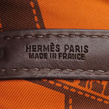 エルメス HERMES ガーデンツイリー TPM ハバナ ヴォースイフト トートバッグ 茶 ボルデュックリボン