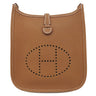 エルメス HERMES エヴリンTPM ロング ゴールド トリヨンクレマンス ショルダーバッグ シルバー金具 茶