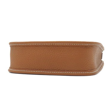 エルメス HERMES エヴリンTPM ロング ゴールド トリヨンクレマンス ショルダーバッグ シルバー金具 茶