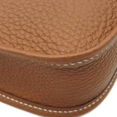 エルメス HERMES エヴリンTPM ロング ゴールド トリヨンクレマンス ショルダーバッグ シルバー金具 茶