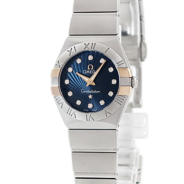 腕時計 オメガ OMEGA コンステレーション ブラッシュクォーツ 123.20.24.60.53.002 クオーツ レディース K18RG×SS 純正ダイヤ