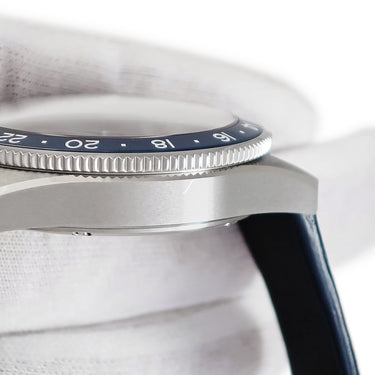 腕時計 ロンジン LONGINES スピリット ズールータイム L3.812.4.93.2 自動巻き メンズ デイト ブルー 青 回転ベゼル GMT