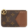 ルイヴィトン LOUIS VUITTON ポルトカルト ロミー M81881 アルマニャック モノグラムキャンバス カードケース ゴールド金具 フラグメントケース コインケース