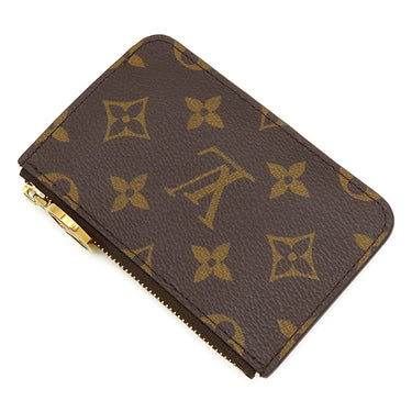 ルイヴィトン LOUIS VUITTON ポルトカルト ロミー M81881 アルマニャック モノグラムキャンバス カードケース ゴールド金具 フラグメントケース コインケース