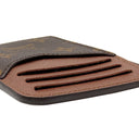 ルイヴィトン LOUIS VUITTON ポルトカルト ロミー M81881 アルマニャック モノグラムキャンバス カードケース ゴールド金具 フラグメントケース コインケース