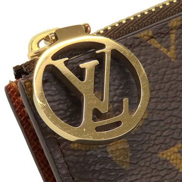 ルイヴィトン LOUIS VUITTON ポルトカルト ロミー M81881 アルマニャック モノグラムキャンバス カードケース ゴールド金具 フラグメントケース コインケース