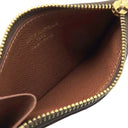 ルイヴィトン LOUIS VUITTON ポルトカルト ロミー M81881 アルマニャック モノグラムキャンバス カードケース ゴールド金具 フラグメントケース コインケース
