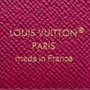 ルイヴィトン LOUIS VUITTON ポルトフォイユ ヴィクトリーヌ M41938 フューシャ モノグラムキャンバス 三つ折り財布 ゴールド金具 茶 ピンク