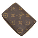 ルイヴィトン LOUIS VUITTON ポルトフォイユ ルー M81461 モノグラムリバース モノグラムキャンバス モノグラムリバースキャンバス 二つ折り財布 ゴールド金具 茶 ラウンドファスナー
