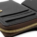 ルイヴィトン LOUIS VUITTON ポルトフォイユ ルー M81461 モノグラムリバース モノグラムキャンバス モノグラムリバースキャンバス 二つ折り財布 ゴールド金具 茶 ラウンドファスナー
