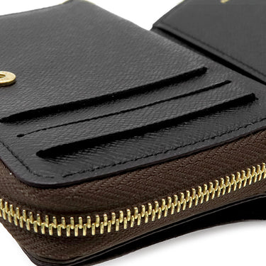 ルイヴィトン LOUIS VUITTON ポルトフォイユ ルー M81461 モノグラムリバース モノグラムキャンバス モノグラムリバースキャンバス 二つ折り財布 ゴールド金具 茶 ラウンドファスナー