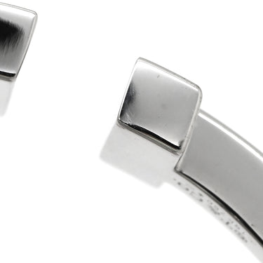 ティファニー Tiffany & Co Tワイヤー ラージサイズ ホワイトゴールド K18WG ブレスレット T&Co. Au750 18K バングル