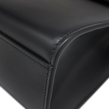 イヴ・サンローラン Yves Saint Laurent マンハッタン ショルダー 579271 ブラック カーフ 2WAYバッグ ゴールド金具 黒 クラッチ