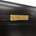 イヴ・サンローラン Yves Saint Laurent マンハッタン ショルダー 579271 ブラック カーフ 2WAYバッグ ゴールド金具 黒 クラッチ
