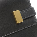 イヴ・サンローラン Yves Saint Laurent マンハッタン ショルダー 579271 ブラック カーフ 2WAYバッグ ゴールド金具 黒 クラッチ