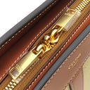 セリーヌ CELINE ティーン カバ ドゥ フランス 191992DJW ナチュラル×タン キャンバス レザー ショルダーバッグ ゴールド金具 新品 未使用 茶